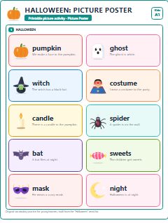 First page of Halloween: Picture Poster, A1 posters